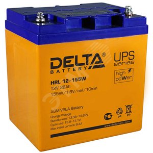 Аккумулятор HRL 12В 28Ач - Delta