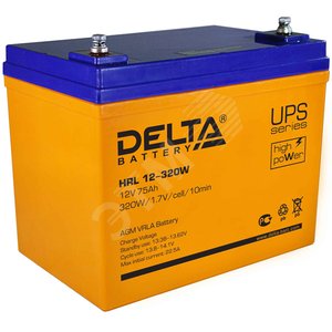 Аккумулятор HRL 12В 75Ач - Delta