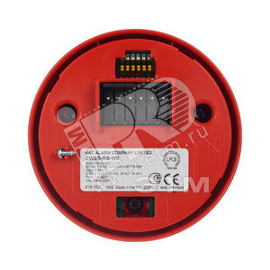 Оповещатель звуковой, 9 - 29В, высокая база, IP65, цвет - красный - System Sensor