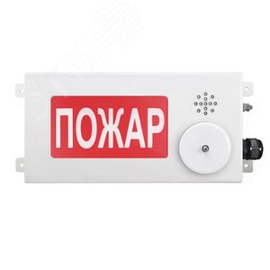Оповещатель взрывозащищенный ТСЗВ-Exm-М-Прометей-МИНИ АВТОМАТИКА ОТКЛЮЧЕНА Ч/Ж низкоуглеродистая сталь 12-36 VDC/12-28 VAC - Спектрон
