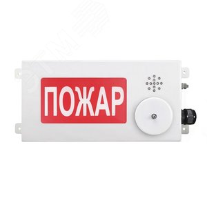 Табло световое ТСВ-Exm-М-Прометей-МИНИ 12-36В малогабаритное ПОРОШОК УХОДИ для взрывоопасных зон. Корпус - низкоуглеродистая сталь. - Спектрон