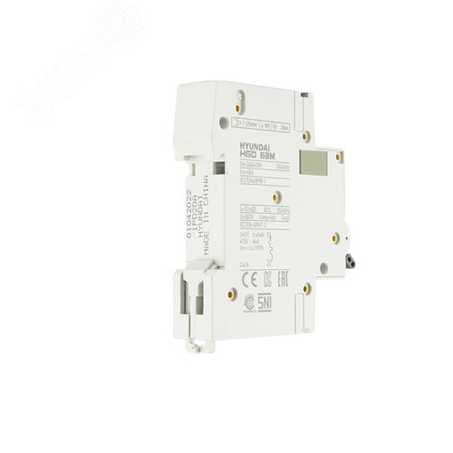 ВА МОД 1пол 20А D  HGD63-M 1PMDS0000C 00020 4