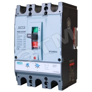 Автоматический выключатель HIBX203NT 3PT4S0000C 00225 180-225A ток к.з. 130kA AC 415В - HYUNDAI