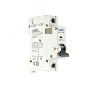 Выключатель автоматический HGD63-M 1PMCS0000C 00025 1 полюс, 25 А, ток короткого замыкания 6 kA, характеристика C (STANDARD) - артикул 13.04.000850
