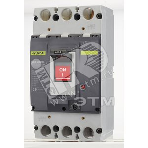 Автоматический выключатель UCB400L 3PT4S0000C 00400F 320-400A ток к.з. 100kA AC380/415В (UCB400L 3PT4S0000C 00400F) - HYUNDAI