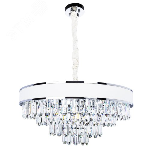 Люстра подвесная DIADEM E14 8х60Вт Металл Хром - Arte Lamp
