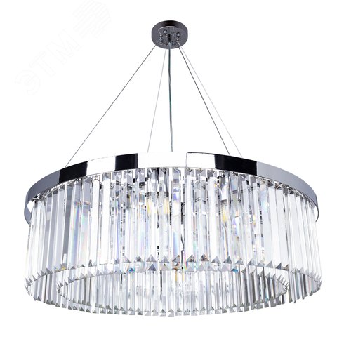 Люстра подвесная SECUNDA E14 12х60Вт Металл Хром - Arte Lamp