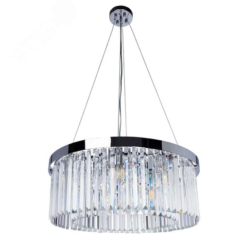 Люстра подвесная SECUNDA E14 8х60Вт Металл Хром - Arte Lamp