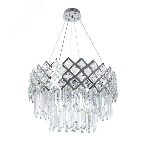 Люстра подвесная WEZEN E14 10х60Вт Металл Хром - Arte Lamp