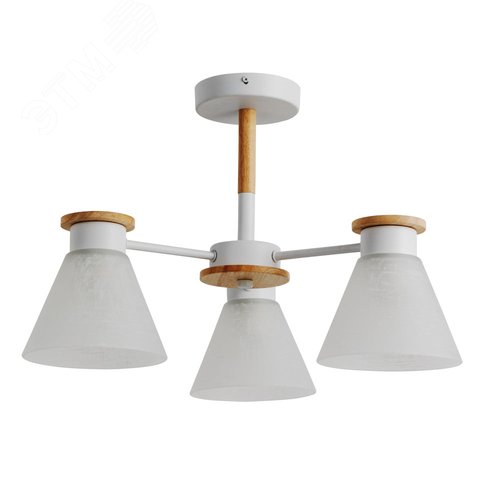 Люстра потолочная TYLER E27 3х60Вт Металл Белый - Arte Lamp