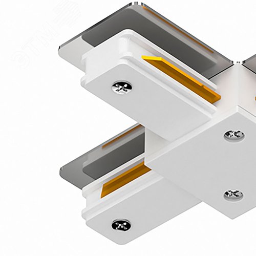Коннектор для шинопровода TRACK ACCESSORIES Пластик Белый - фото 2