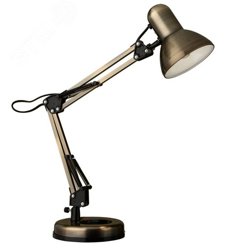 Лампа настольная офисная JUNIOR E27 1х40Вт Металл Бронза - Arte Lamp