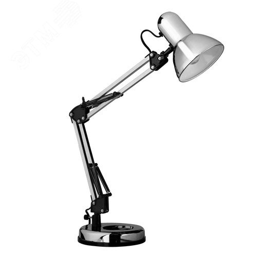 Лампа настольная офисная JUNIOR E27 1х40Вт Металл Хром - Arte Lamp