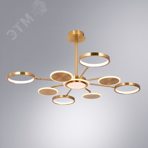 Люстра на штанге Arte Lamp SIENNA A1363PL-8PB - фото 3