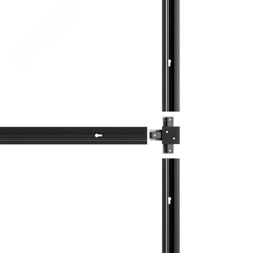 Коннектор для шинопровода TRACK ACCESSORIES Пластик Белый - фото 2