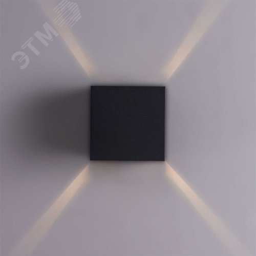 Светильник фасадный RULLO LED 3Вт Алюминий Чёрный - фото 3