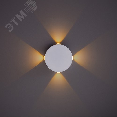 Подсветка декоративная TAMBURELLO LED 4Вт Металл Белый - фото 2