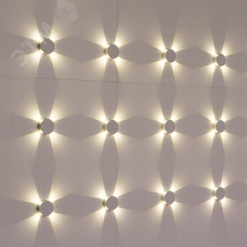 Подсветка декоративная TAMBURELLO LED 4Вт Металл Белый - фото 3