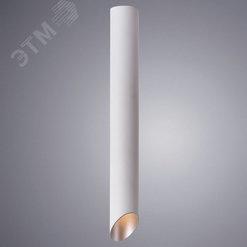 Светильник точечный накладной PILON-SILVER GU10 1х35Вт Алюминий Белый - фото 2