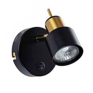 Спот ALMACH GU10 1х50Вт Металл Чёрный - Arte Lamp