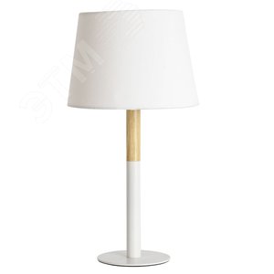 Лампа настольная декоративная CONNOR E14 1х40Вт Металл Белый - Arte Lamp