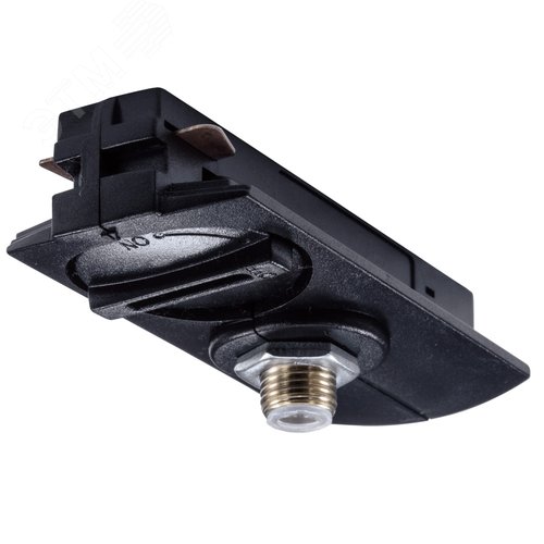 Коннектор питания TRACK ACCESSORIES Пластик Чёрный - Arte Lamp