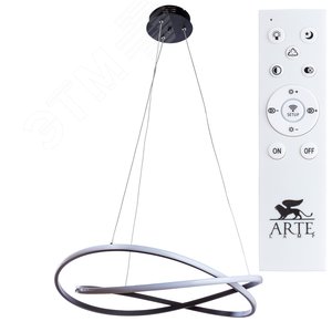 Люстра подвесная SWING LED 160Вт Металл Чёрный - Arte Lamp