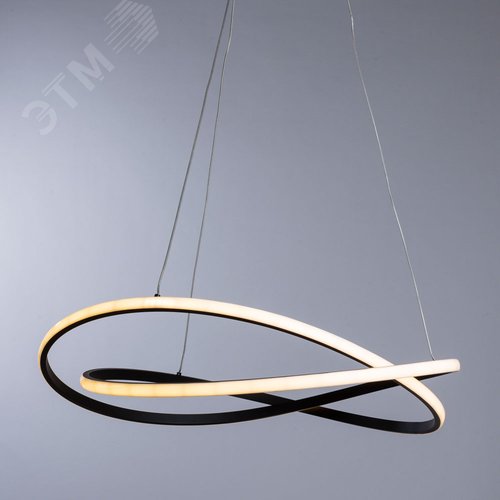 Люстра подвесная SWING LED 160Вт Металл Чёрный - фото 2