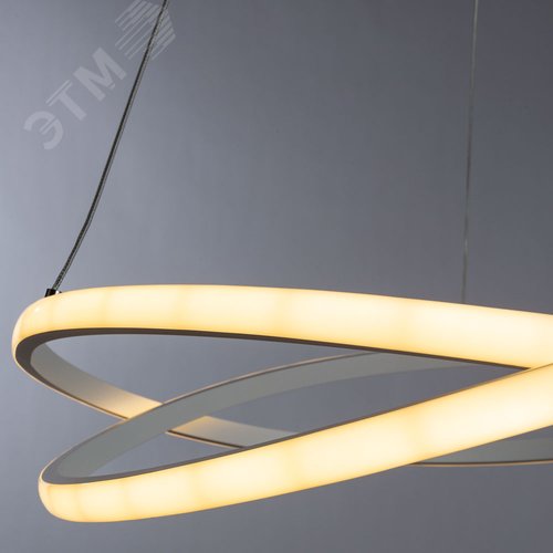 Люстра подвесная SWING LED 160Вт Металл Белый - фото 3