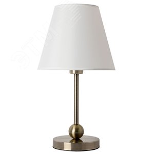 Лампа настольная кабинетная ELBA E27 1х60Вт Металл Бронза - Arte Lamp