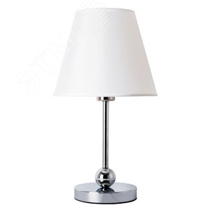 Лампа настольная кабинетная ELBA E27 1х60Вт Металл Хром - Arte Lamp