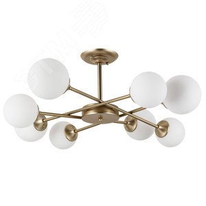 Люстра потолочная MARCO E14 8х60Вт Металл Золото - Arte Lamp