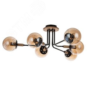 Люстра потолочная OXFORD E27 6х40Вт Металл Чёрный - Arte Lamp