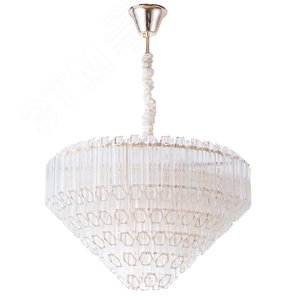 Люстра подвесная JASTIN E14 8х40Вт Металл Золото - Arte Lamp
