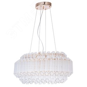 Люстра подвесная JASTIN E14 5х40Вт Металл Золото - Arte Lamp
