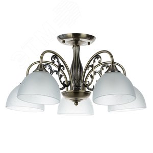 Люстра потолочная SPICA E27 5х40Вт Металл Бронза - Arte Lamp