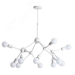 Люстра подвесная MATRIX E27 12х40Вт Металл Белый - Arte Lamp