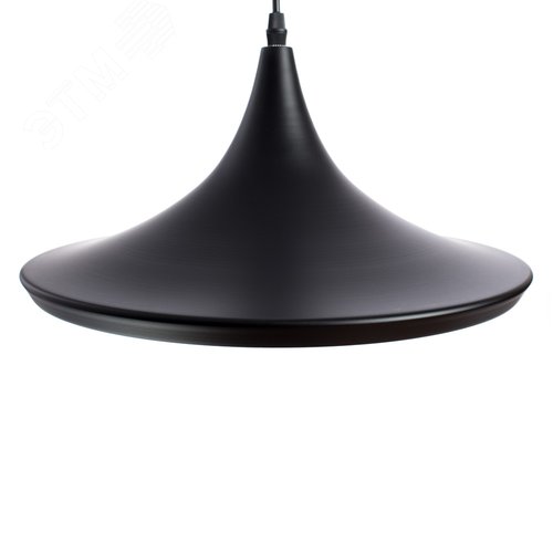 Светильник подвесной CAPPELLO E27 1х40Вт Металл Чёрный - фото 4