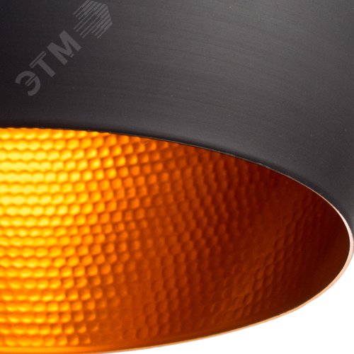 Светильник подвесной CAPPELLO E27 1х40Вт Металл Чёрный - фото 3