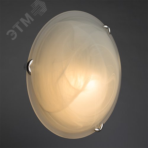 Светильник потолочный SYMPHONY E27 1х60Вт Металл Хром - фото 2