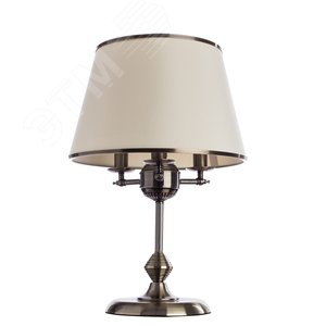 Лампа настольная декоративная ALICE E14 3х40Вт Металл Бронза - Arte Lamp