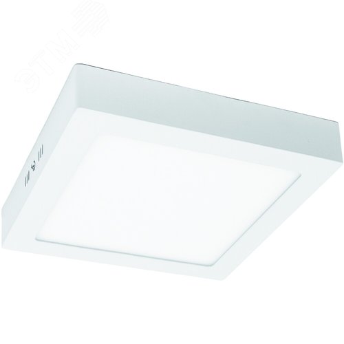 Светильник светодиодный 1хLEDх18W SMD 1580lm 3000k встраиваемый IP44 225х225хH35 алюминий (A3618pl-1wh) - Arte Lamp