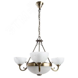 Люстра подвесная WINDSOR E14 3х40Вт Металл Бронза - Arte Lamp