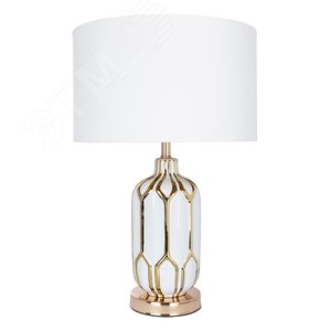 Лампа настольная декоративная REVATI E27 1х40Вт Металл Белый - Arte Lamp