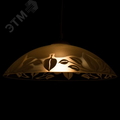 Светильник подвесной CUCINA E27 1х60Вт Пластик Белый - фото 3