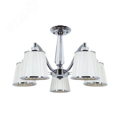 Люстра потолочная TALITHA E14 5х40Вт Металл Хром - Arte Lamp