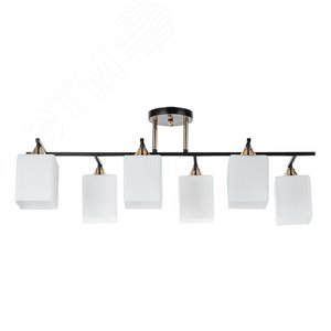 Люстра потолочная MEROPE E27 6х40Вт Металл Чёрный - Arte Lamp