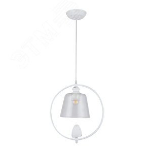 Светильник подвесной PASSERO E27 1х40Вт Металл Белый - Arte Lamp