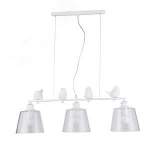 Светильник подвесной PASSERO E27 3х40Вт Металл Белый - Arte Lamp