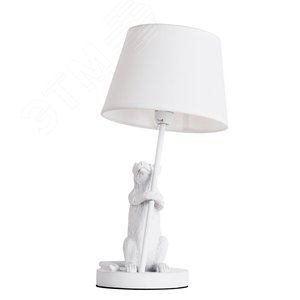 Лампа настольная декоративная GUSTAV E14 1х40Вт Полимер Белый - Arte Lamp